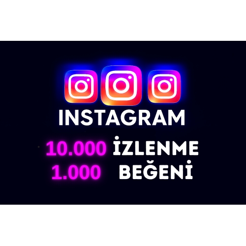  İNSTAGRAM İZLENME VE BEĞENİ PAKET V4